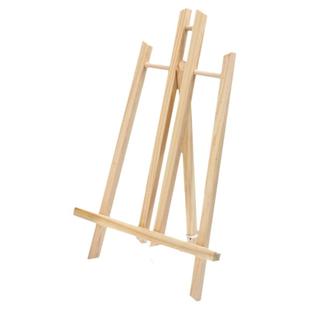 桌面台式画架实木可折叠展示架迷你油画架画板画架套装儿童绘画架