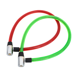 自行车锁钢丝锁环形锁钢缆锁软锁防盗锁门锁电动车锁链条锁电瓶锁