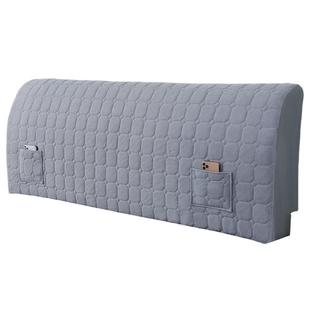 床头罩套加厚新款高档全包床头罩床头套软包木床通用床靠背罩套布