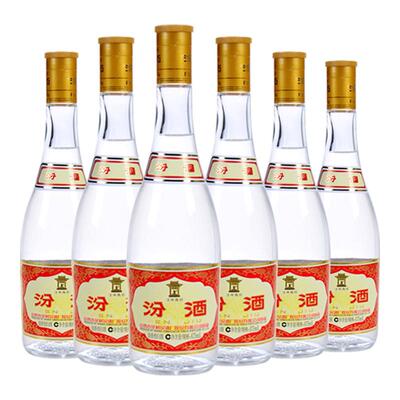 2021年黄盖汾酒6瓶套装