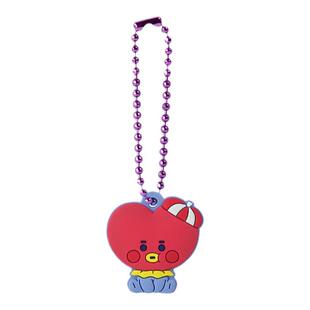 韩国BTS防弹少年团BT21硅胶公仔挂饰钥匙圈吊饰ins风钥匙扣挂件
