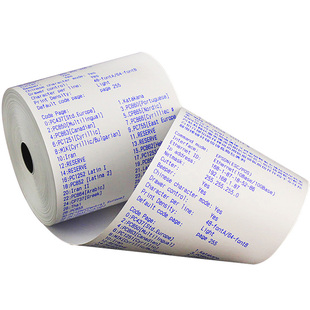 凯顿收银纸80*60显蓝色热敏小票纸120卷厨房点菜宝纸外卖超市5750