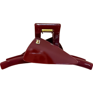 复古红色三角形抓夹女2026新款高级感新年盘发巨好看鲨鱼夹发饰