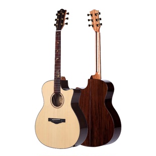 STANSEN斯坦森初心民谣吉他高颜值云杉面单板琴弹唱指弹学生入门