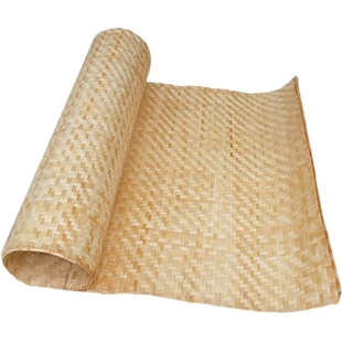 装修吊顶竹席 竹编吊顶装饰 民宿农家乐装修手工竹席吊顶竹编网