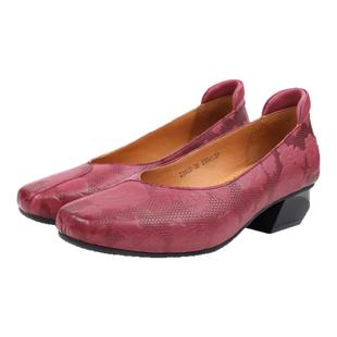 相伴真皮2025早春新款女鞋喜婆婆皮鞋百搭新中式民族风国风单鞋女