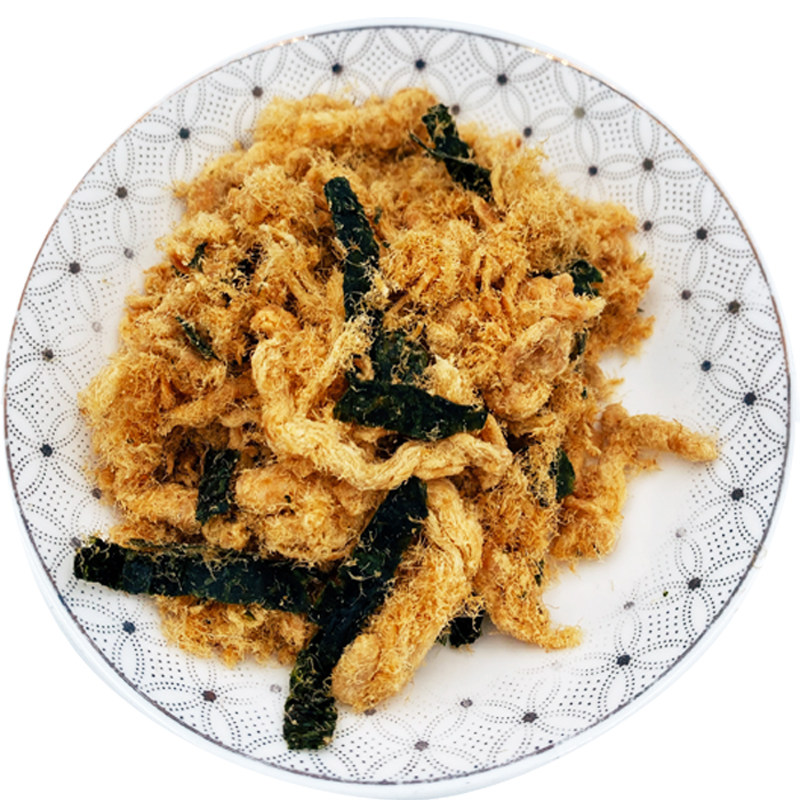 无豆粉防腐轻脂轻糖儿童营养海苔猪肉松拌饭肉松寿司宝宝配粥罐装