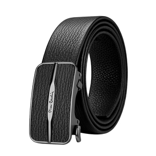 皮尔卡丹内扣式皮带真皮高档商务腰带男士牛皮正品自动扣裤带新款