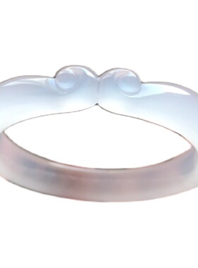 纯天然原色无优化雕刻玉髓手镯