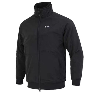 正品Nike耐克男子冬季保暖防风羊羔毛大勾夹克外套FB1910-133-010