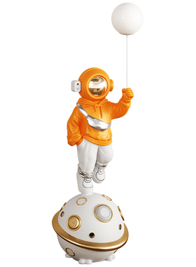 智能灯光K歌音响太空人落地摆件