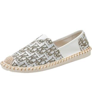 夏季男鞋2025新款潮流百搭男士老北京布鞋一脚蹬懒人休闲帆布潮鞋