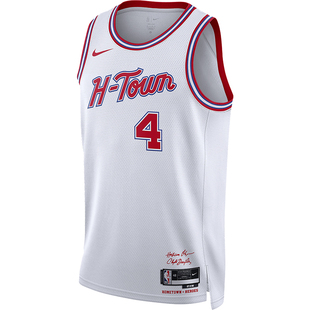 Nike/耐克正品新款男士休斯顿火箭队NBA透气球衣DX8503-102