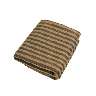 经典驼咖色 双面可剥短顺毛竖条纹人字羊绒羊毛布料外套大衣面料A