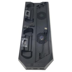 PS4/Slim/Pro三合一通用充电散热底座 火箭支架 外接3USB接口