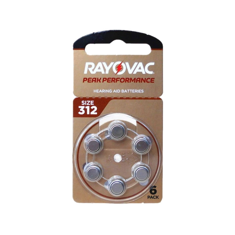 PAEK助听器电池A312纽扣电子PR41无汞A13A10A675锌空气1.45V