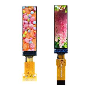 0.99寸TFT显示屏 40*160点阵 GC9D01驱动 插/焊接10Pin SPI接口