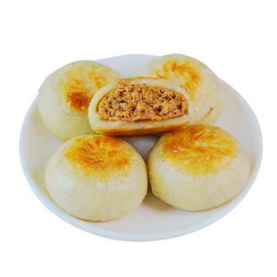 银豹门钉肉饼450g袋门钉牛肉饼馅饼冷冻半成品早餐北京美食