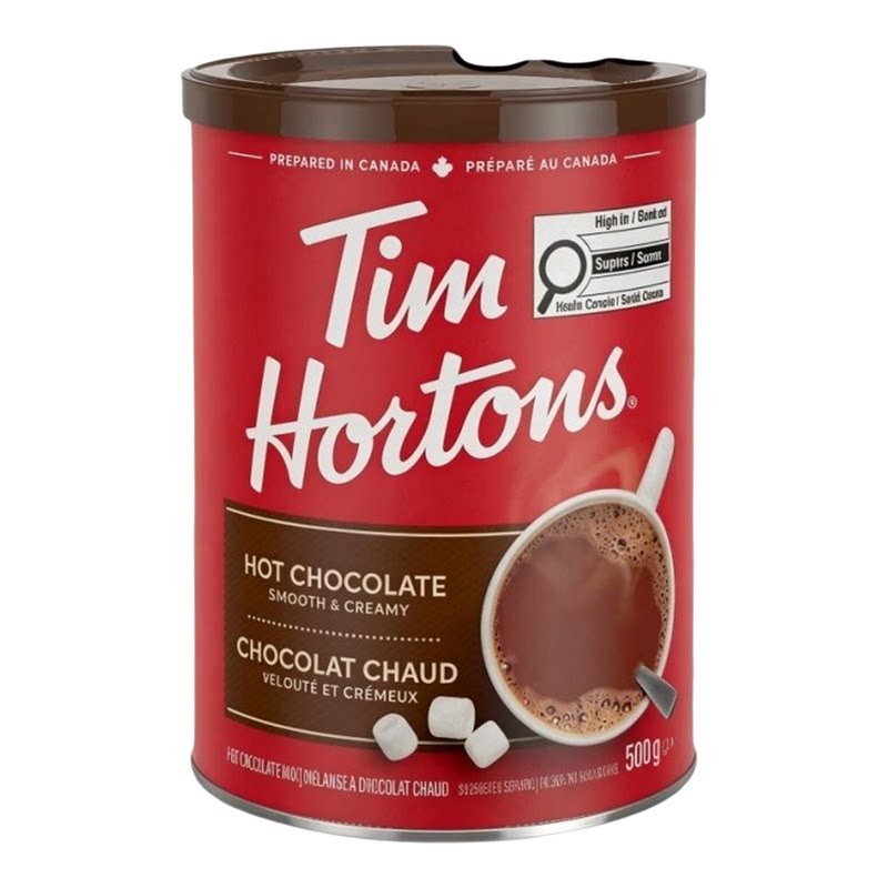 Tim Hortons 经典香浓热朱古力粉500g浓郁奶油香气甜而不腻进口