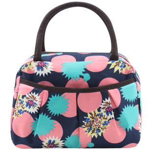 手提包女时尚轻便手拎妈妈包便当包防水多口袋简约休闲小布包中号