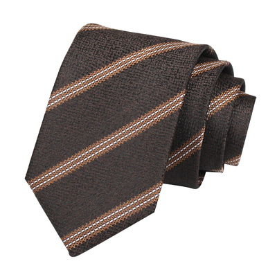 条纹商务领带色织礼盒装职业西装