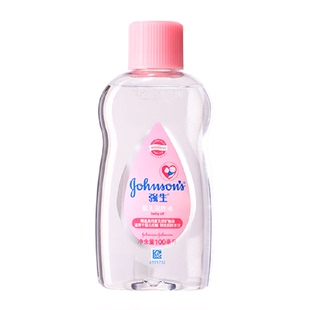 强生婴儿润肤油新生宝宝按摩抚触油100ml