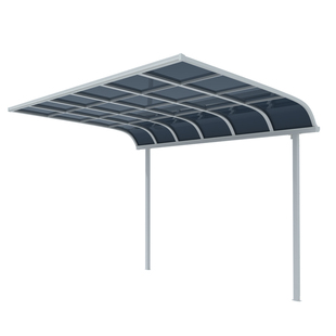 铝合金雨棚露台顶楼别墅定制挡雨庭院遮阳门头专业窗户阳光篷工厂