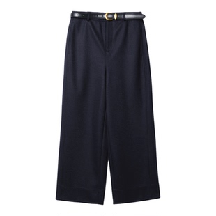 戎美 26新【城市漫步】超火爆款通勤显瘦羊毛九分直筒裤