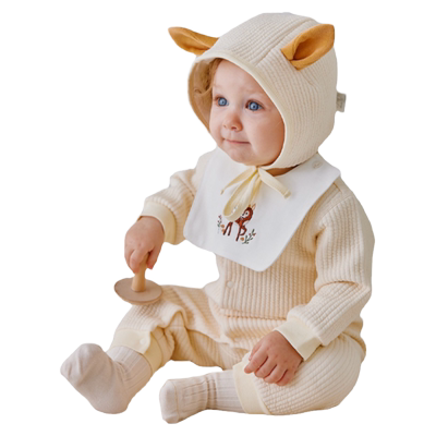 婴儿连体衣OAKFAMILY爬服长袖