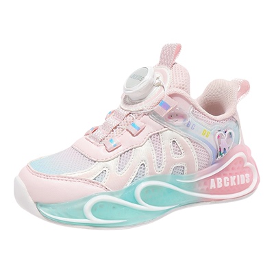Abckids童鞋女童旋转扣运动鞋