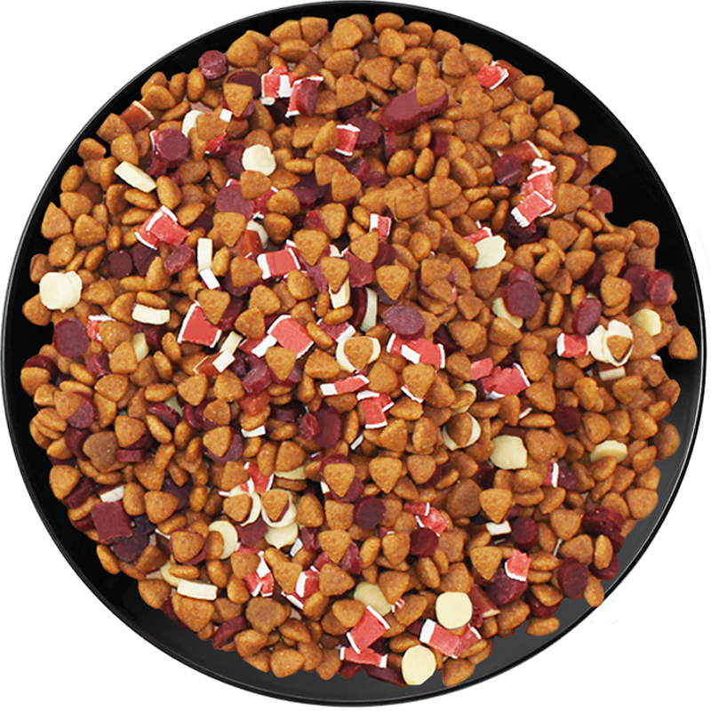 汪汪队长狗粮三拼牛肉粒5斤泰迪金毛比熊中型小型幼犬成犬通用型