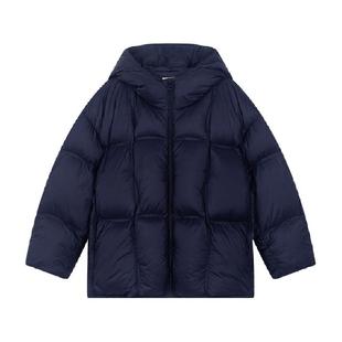 马拉丁童装儿童羽绒服24冬新款女大童宽松简约轻暖泡芙短款羽绒服