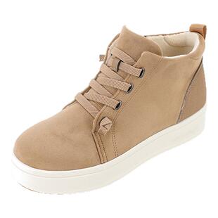 Pansy2025年秋季新款日本女鞋超轻舒适百搭高帮休闲鞋