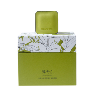 「官方正品」挚物志真皮小方块车载香氛汽车香水出风口装饰扩香器