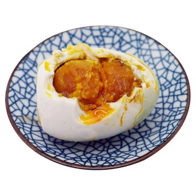 微山湖不太咸彤辉牌双黄蛋流油