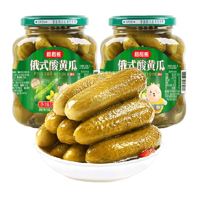 稻稻熊俄式酸黄瓜泡菜