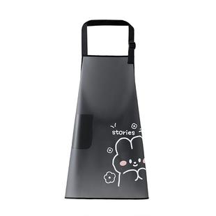 新款免洗围裙家用厨房防水防油污做饭餐饮水产上班工作服定制LOGO