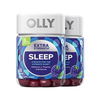 OLLY软糖美国强化版睡含褪黑素5mg50粒/瓶*2
