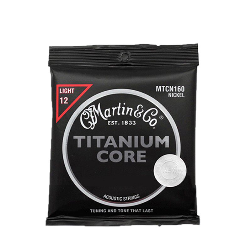 马丁吉他弦 黑武士Martin琴弦 MTCN160 钛合金琴弦12-55 特价