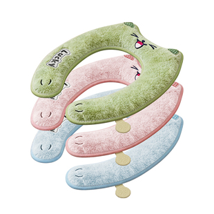 佳帮手马桶坐垫家用加绒加厚垫圈四季通用2025新款冬厕所坐便器套