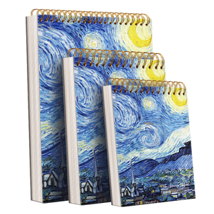 素描本高颜值A4小学生专用画画本上翻8K加厚初中生美术写生速写儿童涂鸦空白本16K丙烯马克笔彩铅线圈绘画本