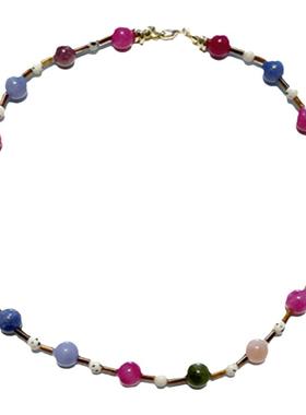 waki果冻海项链原创小众手工