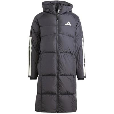 【自营】adidas阿迪达斯男子保暖长款连帽鸭绒羽绒服夹克JG3840