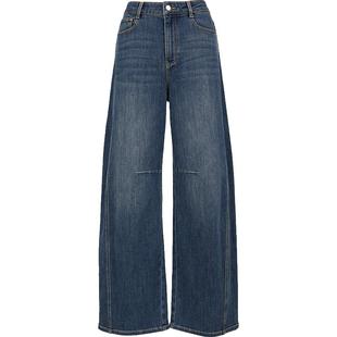 Vero Moda牛仔裤2025秋季新款松弛老钱风显瘦高腰香蕉裤325332076