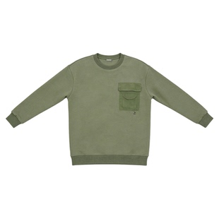 班尼路SK纯色长袖卫衣男2026春季新款休闲宽松青年圆领潮流T恤YS