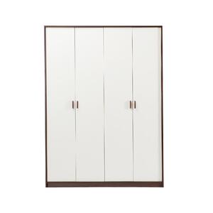 曲美家居现代简约中式实木衣柜家用卧室衣帽柜小户型大容量储物柜