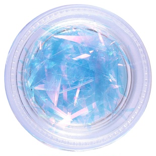 美甲极光精灵碎片不规则玻璃纸日式镭射网红同款免裁剪做指甲贴片