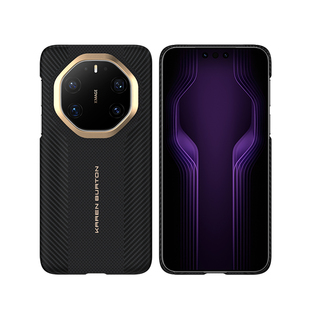 【非凡设计】Karenburton适用华为mate80rs手机壳凯夫拉新款芳纶纤维磁吸保护80RS非凡大师超薄真皮全包外壳