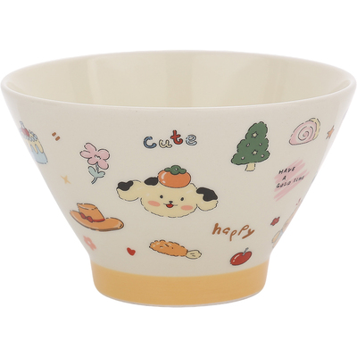 甜欧尼高颜值米饭碗可进洗碗机