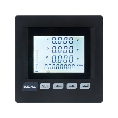 伊莱科电力仪表单相三相数显表